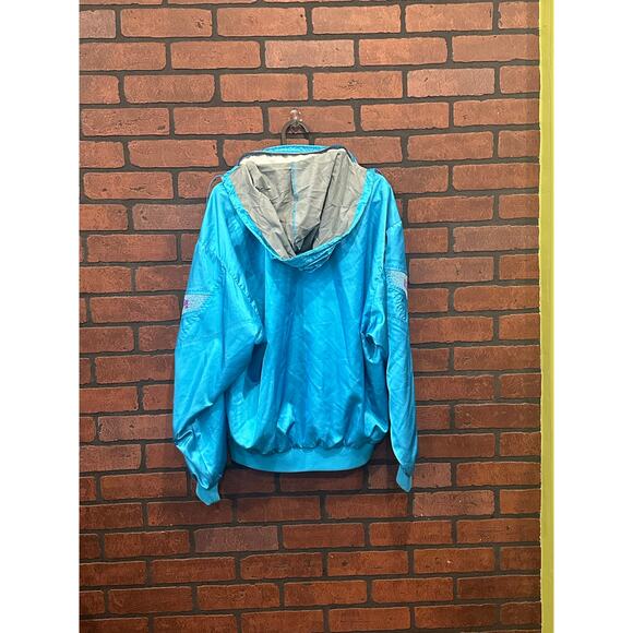 Kappa Tracktop with hidden Hoodie Blue Purple Jacket Vintage Full Zip RARE - Picture 7 of 16